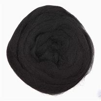 Nako Keche Top Roving Wool 217 Black Wool